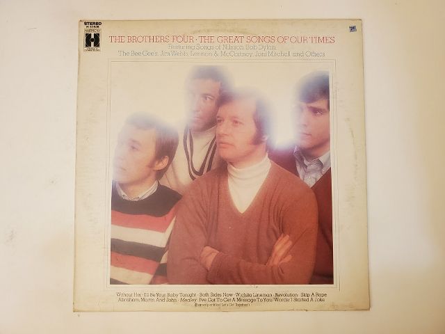 The Brothers Four The Great Songs of Our Times vinyl record