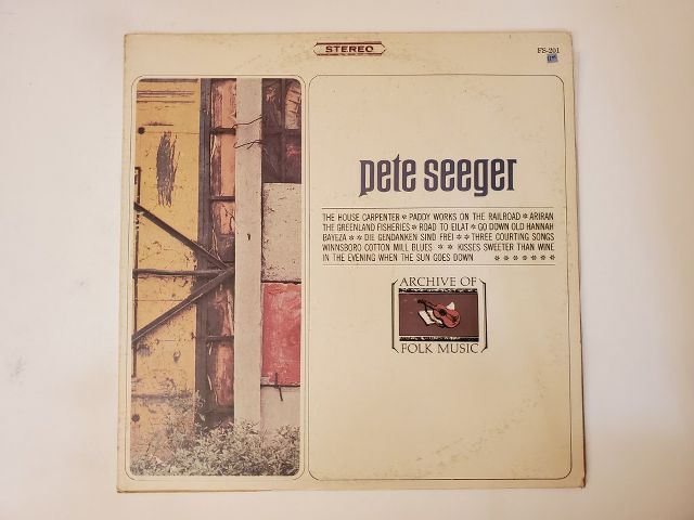 Pete Seeger Archive of Folk Music vinyl record