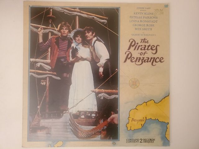 Joseph Papp presents (featuring Kevin Kline, Estelle Parsons, Linda Ronstadt, George Rose, Rex Smith) The Pirates of Penzance vinyl record