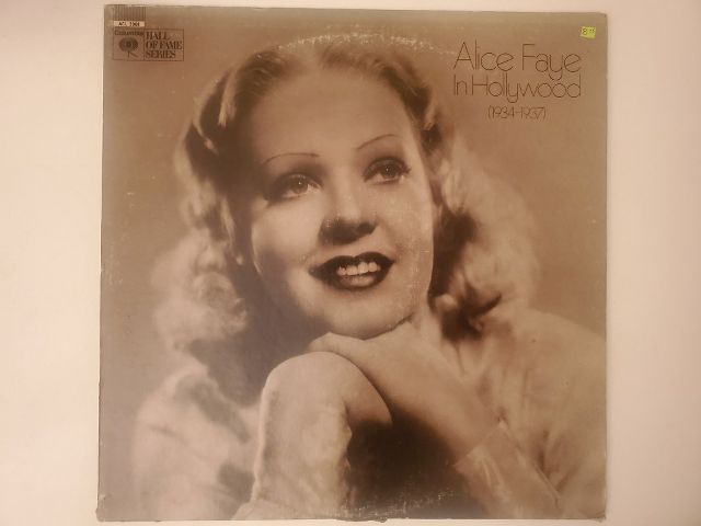 Alice Faye In Hollywood (1934-1937) vinyl record