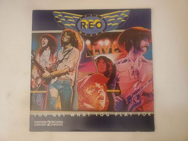 REO Speedwagon Live: You Get What You Play For vinyl record