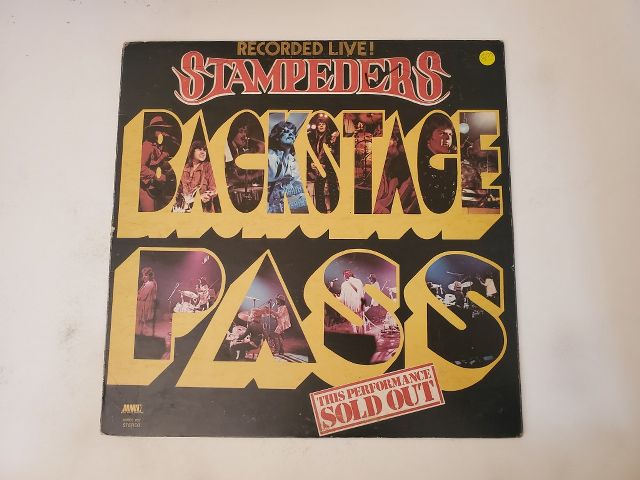Stampeders Backstage Pass vinyl record