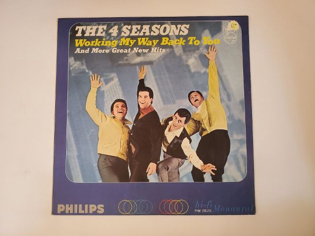 The 4 Seasons Working My Way Back to You vinyl record