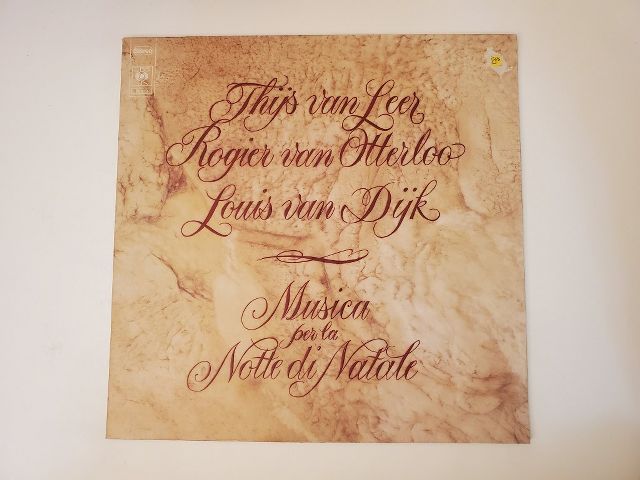 Thijs van Leer, Rogier van Otterloo, Louis van Dijk Musica per la Notte di Natale vinyl record