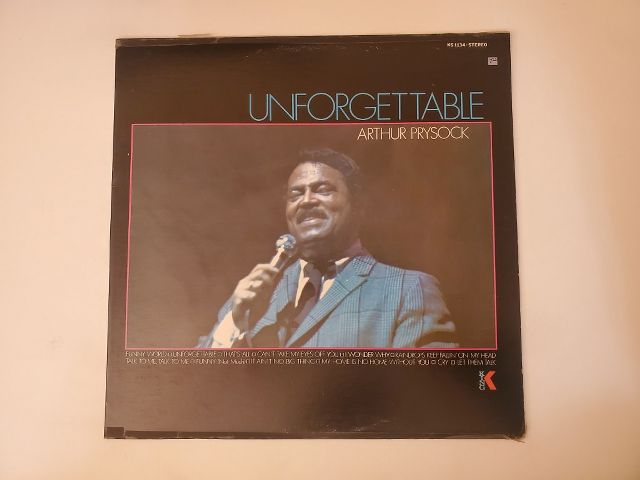 Arthur Prysock Unforgettable vinyl record