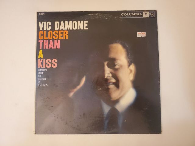 Vic Damone Closer Than a Kiss vinyl record