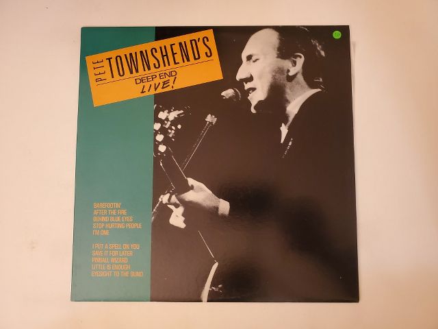 Pete Townshend Deep End Live! vinyl record