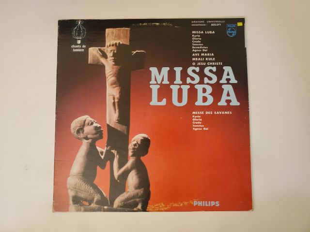 Les Troubadours du Roi Baudouin Missa Luba vinyl record