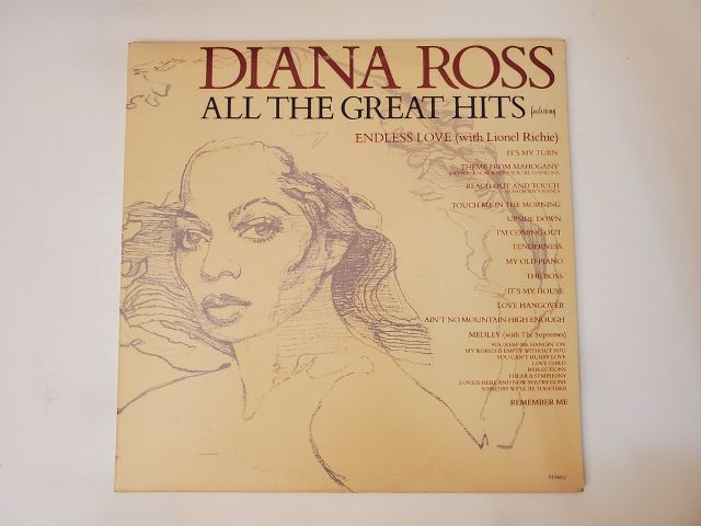 Diana Ross All The Great Hits vinyl record