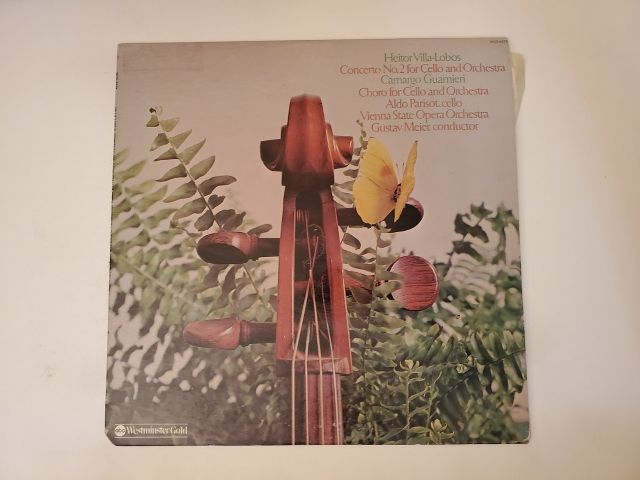 Heitor Villa-Lobos Concerto No. 2 for Cello and Orchestra / Choro for Cello and Orchestra vinyl record