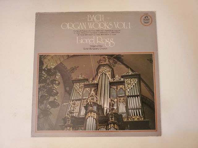 Lionel Rogg Bach Organ Works Vol. 1 vinyl record