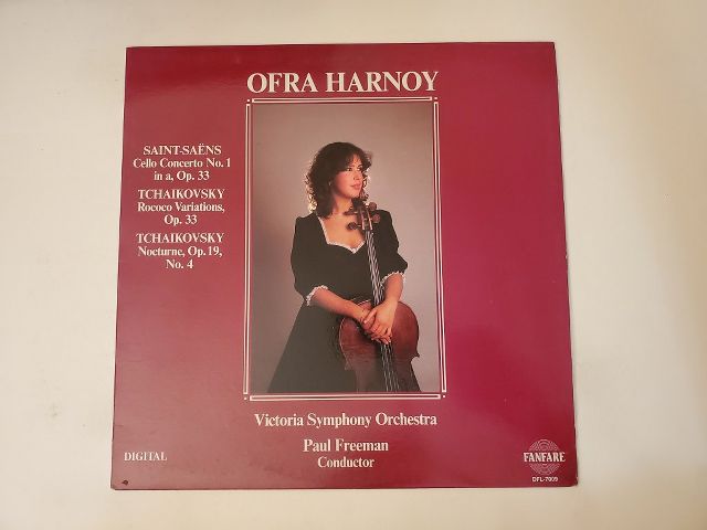 Ofra Harnoy Saint-Sa?ns Cello Concerto No. 1 / Tchaikovsky Rococo Variations / Tchaikovsky Nocturne vinyl record