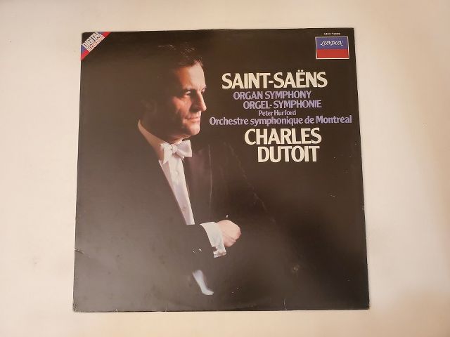 Orchestre symphonique de Montr?al, Charles Dutoit Saint-Sa?ns: Organ Symphony vinyl record