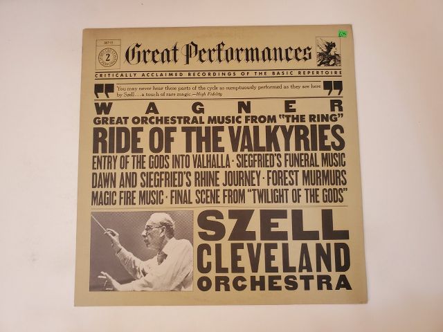 George Szell, Cleveland Orchestra Great Orchestral Music from 'The Ring' vinyl record
