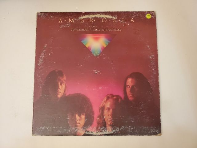 Ambrosia Somewhere I've Never Travelled vinyl record