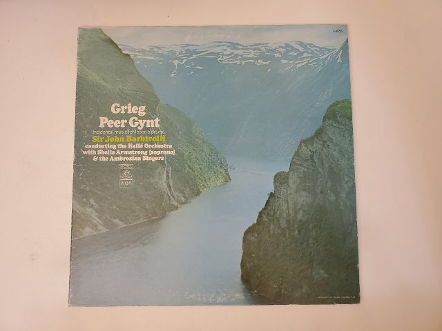 Sir John Barbirolli Grieg: Peer Gynt (Incidental Music for Ibsen's Drama) vinyl record