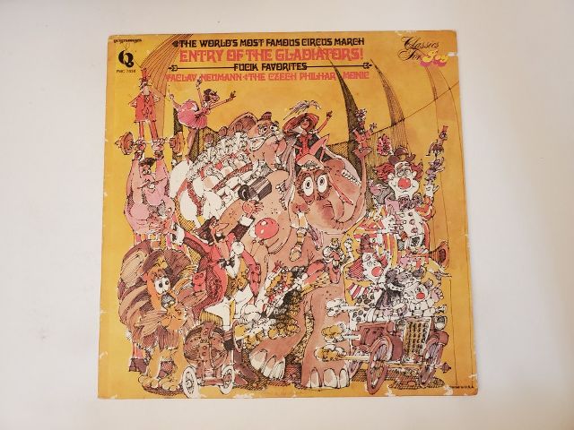 Vaclav Neumann & The Czech Philharmonic The World's Most Famous Circus March: Entry of the Gladiators / Fucik Favorites vinyl record