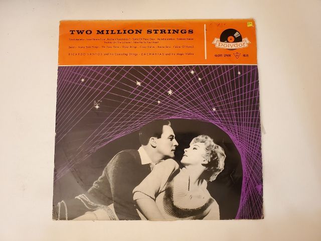 Ricardo Santos and His Cascading Strings Two Million Strings vinyl record