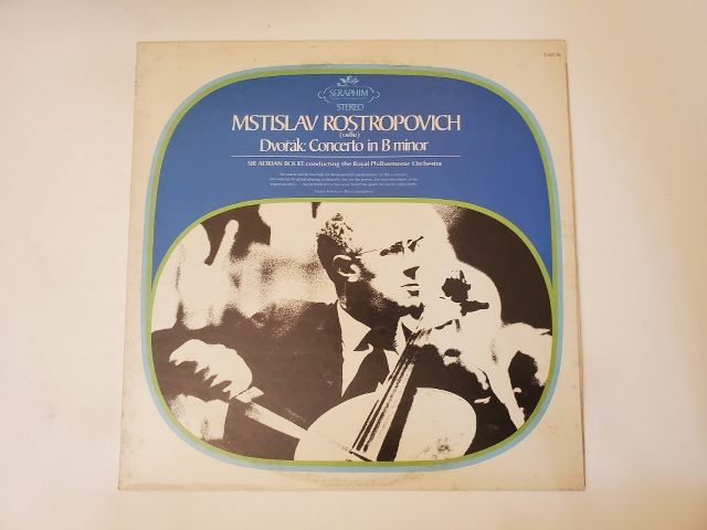 Mstislav Rostropovich Dvo??k: Concerto in B minor vinyl record
