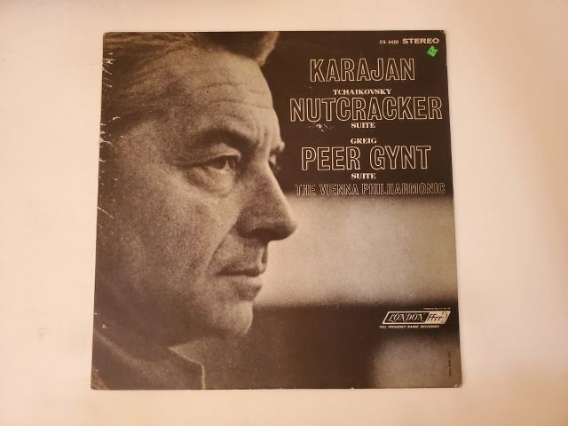 Herbert von Karajan, Vienna Philharmonic Tchaikovsky Nutcracker Suite / Grieg Peer Gynt Suite vinyl record