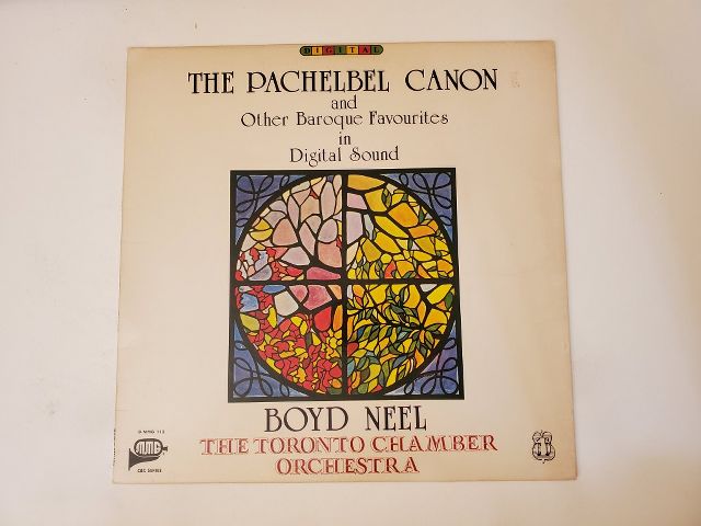 Boyd Neel / The Toronto Chamber Orchestra The Pachelbel Canon and Other Baroque Favourites vinyl record