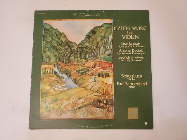 Sergiu Luca, Paul Schoenfield Czech Music for Violin vinyl record