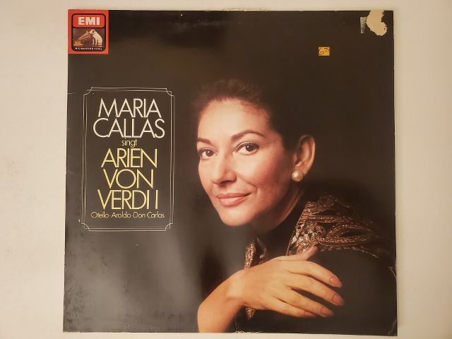 Maria Callas Arien Von Verdi I vinyl record