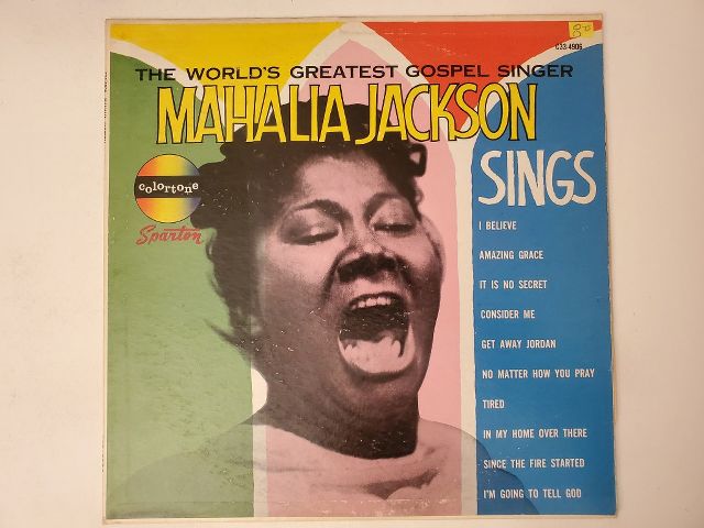 Mahalia Jackson Mahalia Jackson Sings vinyl record