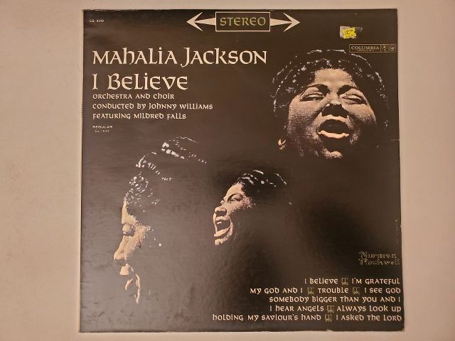 Mahalia Jackson I Believe vinyl record