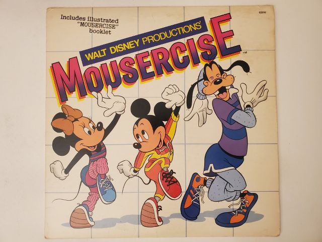 Walt Disney Productions Mousercise vinyl record
