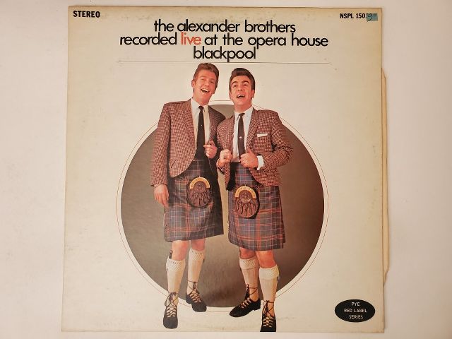 The Alexander Brothers Recorded Live at the Opera House Blackpool vinyl record