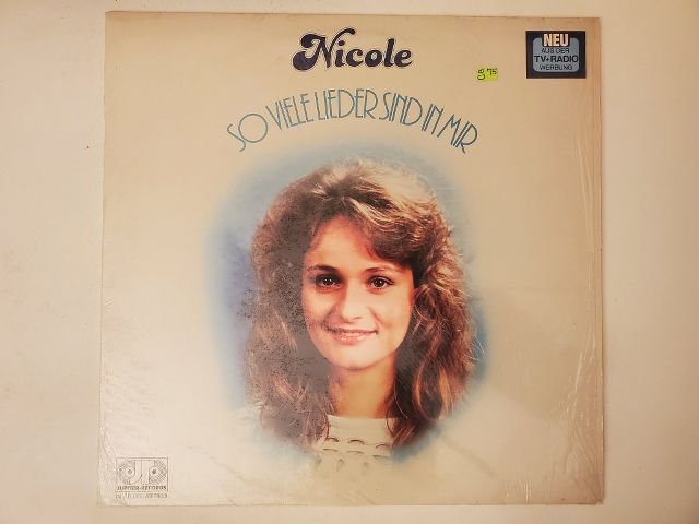 Nicole So viele Lieder sind in mir vinyl record
