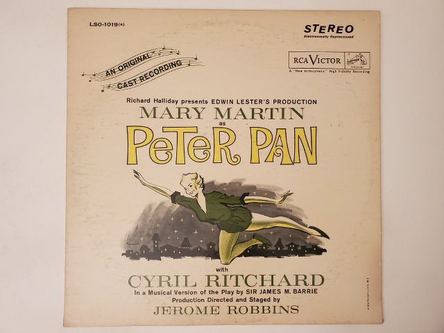 Mary Martin Peter Pan (Original Cast Recording) vinyl record