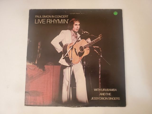 Paul Simon Live Rhymin' vinyl record