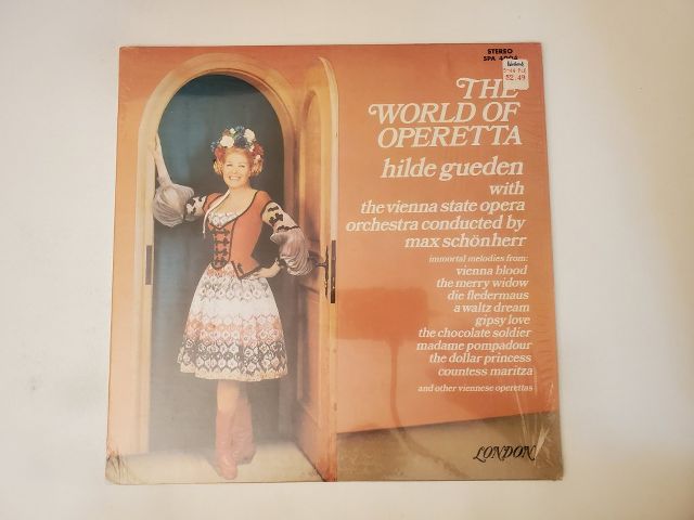 Hilde Gueden The World of Operetta vinyl record