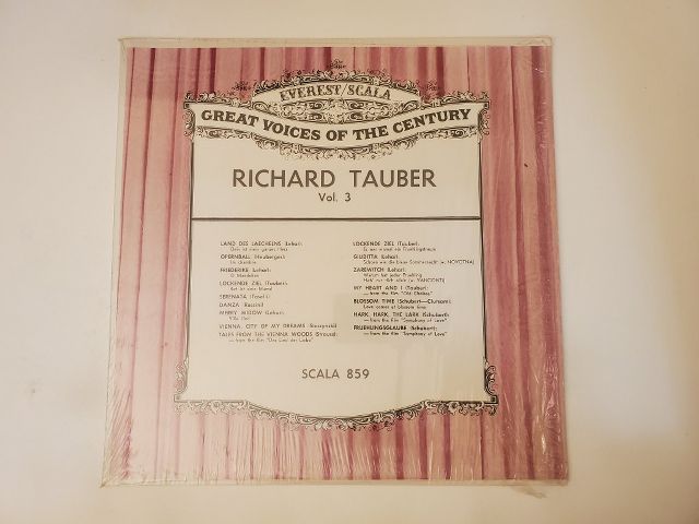 Richard Tauber Great Voices of the Century Vol. 3 vinyl record