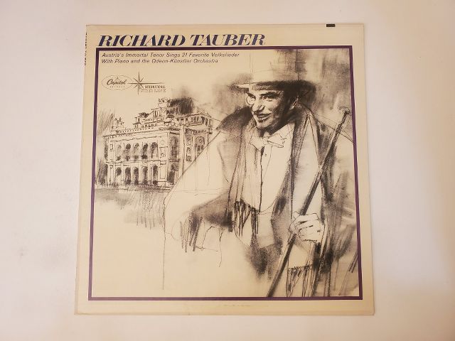 Richard Tauber Austria's Immortal Tenor Sings 21 Favorite Volkslieder vinyl record