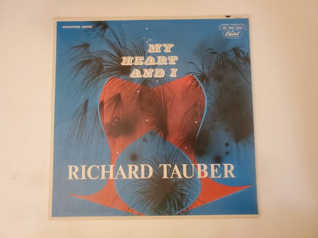 Richard Tauber My Heart and I vinyl record