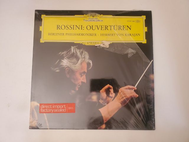 Berliner Philharmoniker - Herbert von Karajan Rossini: Ouvert?ren vinyl record