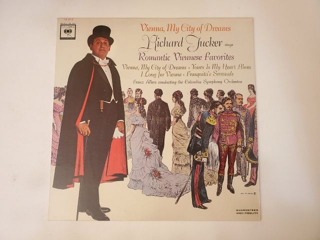 Richard Tucker Vienna, City of My Dreams vinyl record