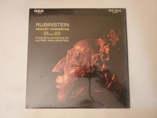 Arthur Rubinstein Artur Rubinstein Wolfgang Amadeus Mozart, Alfred Wallenstein Mozart Concertos 21 And 23 vinyl record