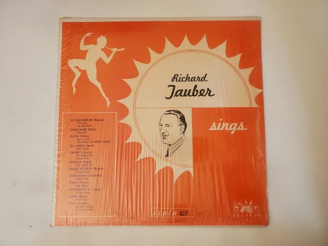Richard Tauber Richard Tauber Sings vinyl record