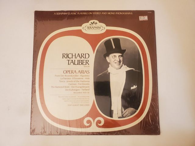 Richard Tauber Opera Arias vinyl record