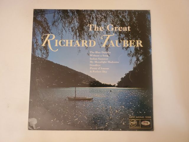 Richard Tauber The Great Richard Tauber vinyl record