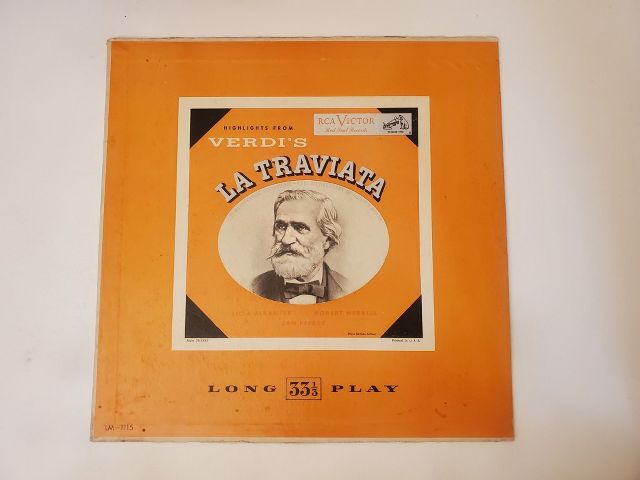 Giuseppe Verdi La Traviata vinyl record