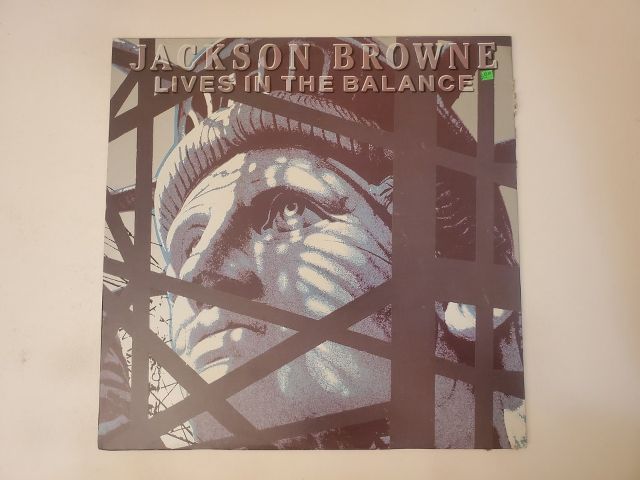 Jackson Browne Lives in the Balance vinyl record