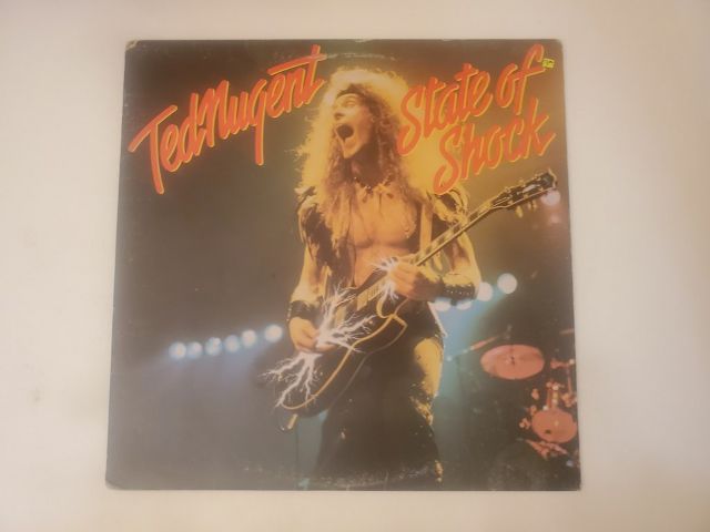 Ted Nugent State of Shock vinyl record