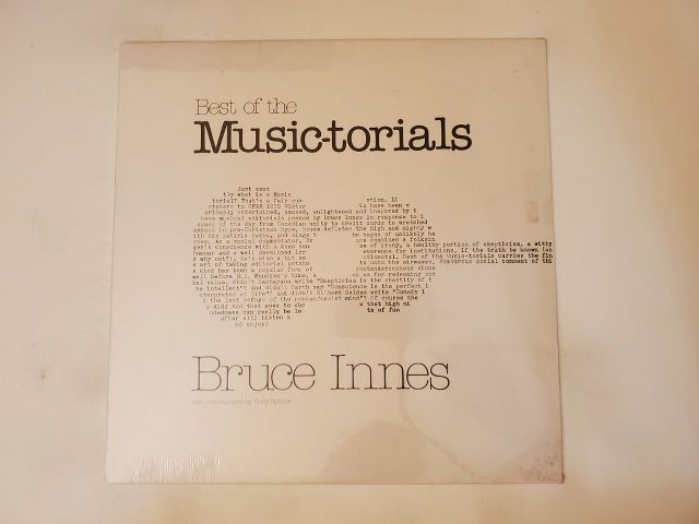 Bruce Innes Best of the Music-torials vinyl record