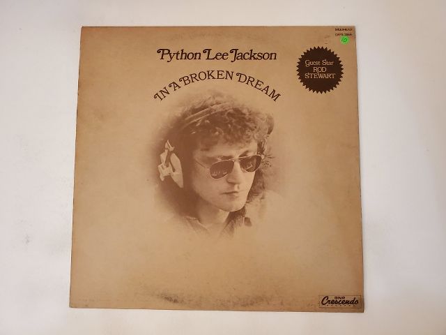 Python Lee Jackson In a Broken Dream vinyl record