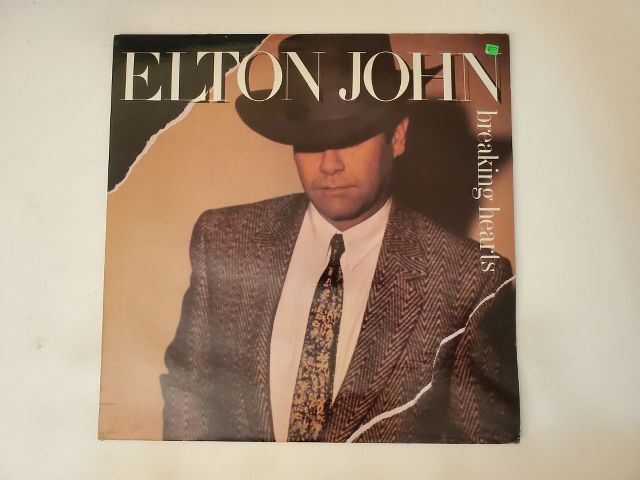 Elton John Breaking Hearts vinyl record